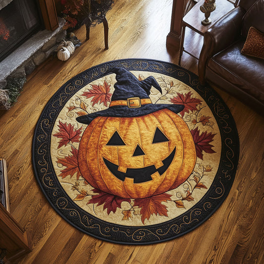 Mystic Pumpkin CW1208016CL Quilted Round Mat