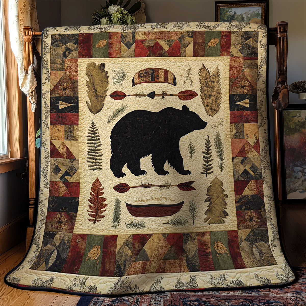 Native Bear Path WN0104035CL Quilt