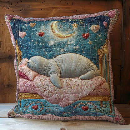 Sweet Dream Of Manatee WY2401033CL Quilt Pillow Case