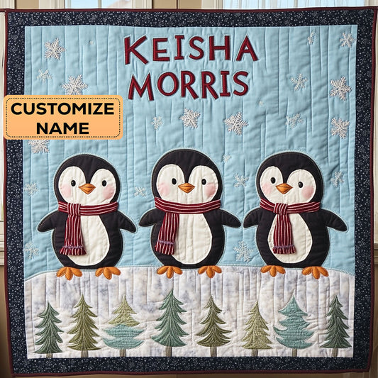 Waddle Buddies CP2507055CL Personalized Baby Quilt
