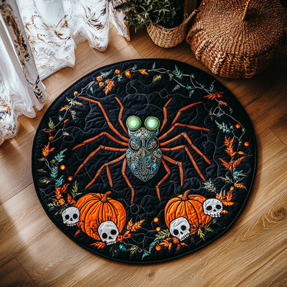 Halloween Lurker WY3006093CL Quilted Round Mat