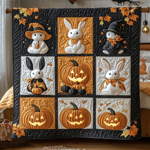 Jack O Lantern Rabbit WY2308039CL Quilt