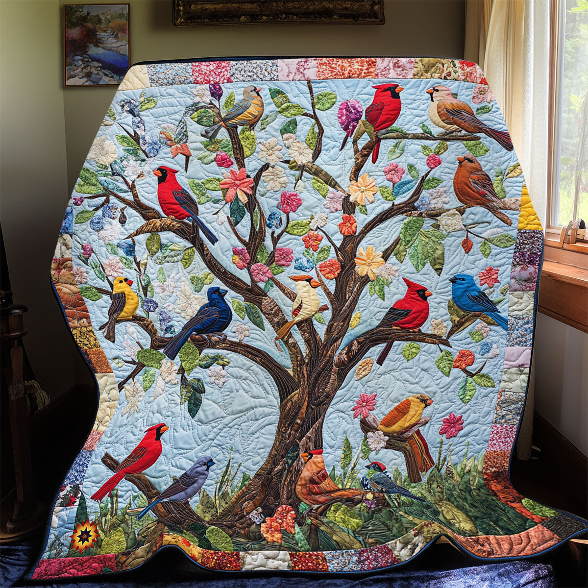 Blooming Bird WX WX2612006CL Quilt