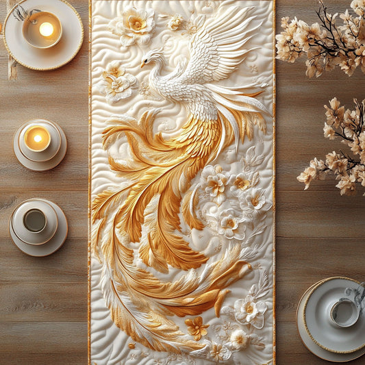 Golden Phoenix CW3004060CL Quilted Table Runner