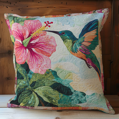 Hummingbird Sucking Hibicus WY1102095CL Quilt Pillow Case