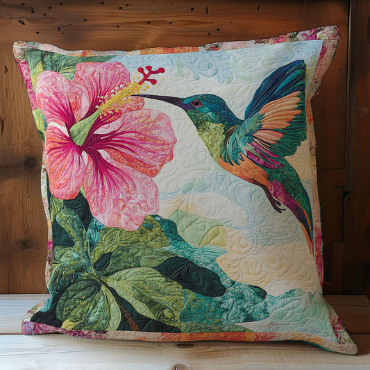 Hummingbird Sucking Hibicus WY1102095CL Quilt Pillow Case