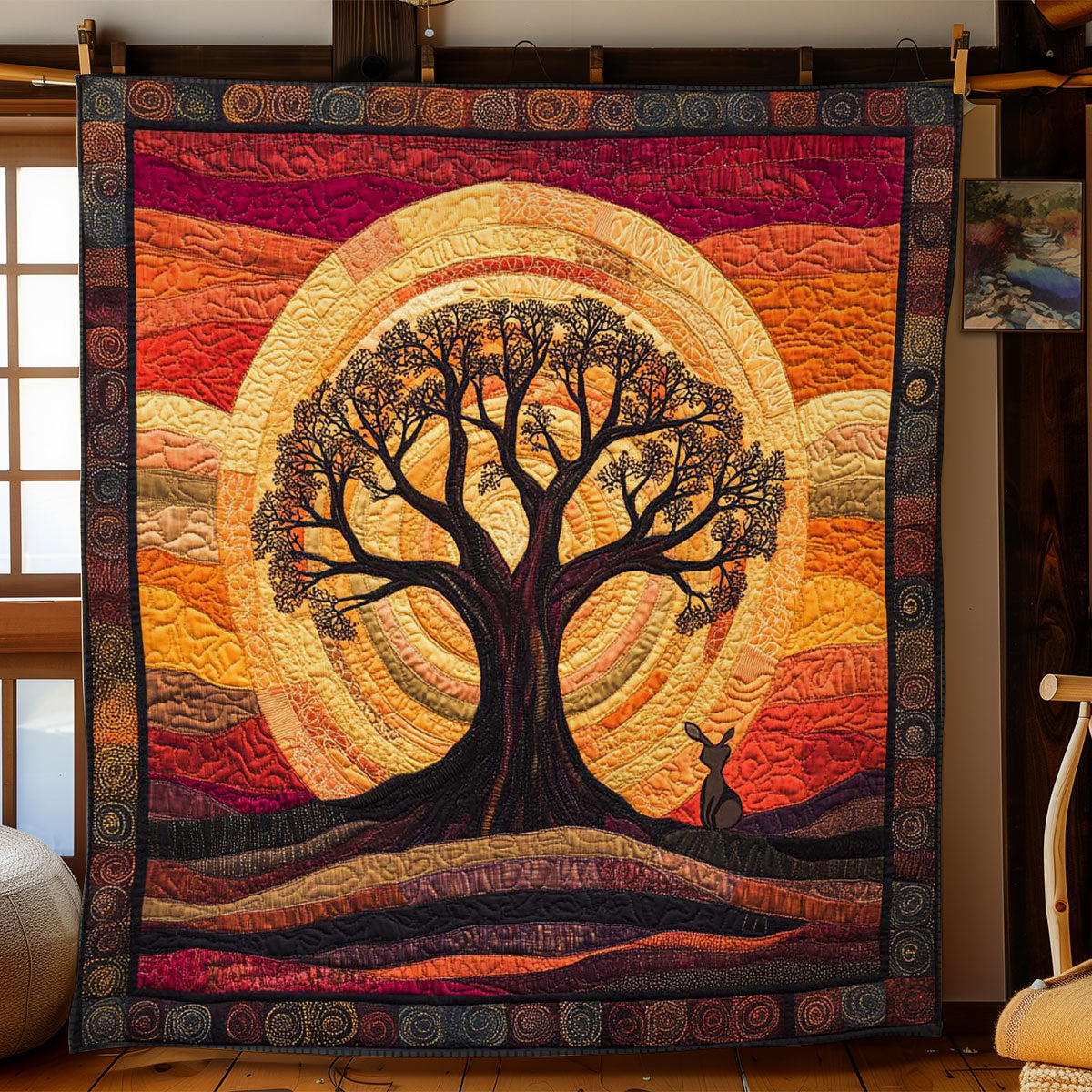 Aboriginal Baobab Firelight WN1904004CL Quilt