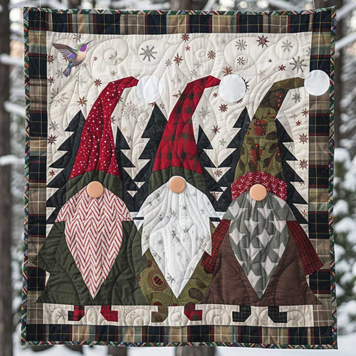 Gnome Winter Wonderland WN1610049CL Quilt