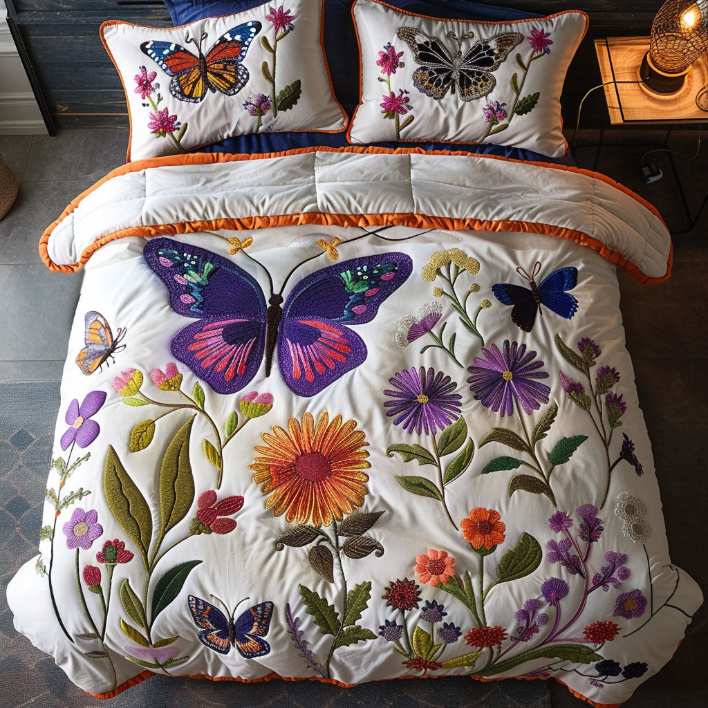 Butterfly Bloom Garden CW1501019CL Duvet Cover Set