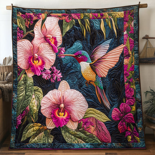 Hummingbird Petal Nest WN1706059CL Quilt