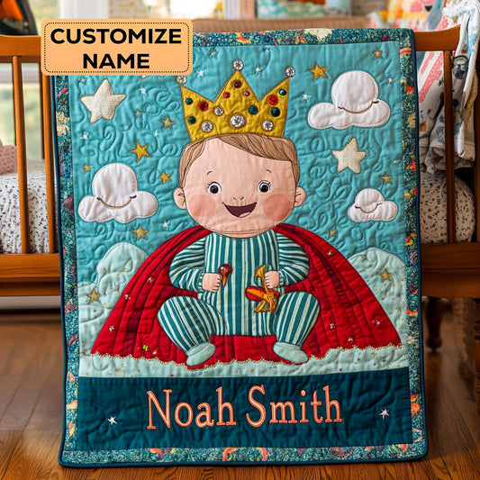 Little Prince WY2507026CL Personalized Baby Quilt