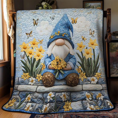 Yellow Blossom Gnome WN0201006CL Quilt