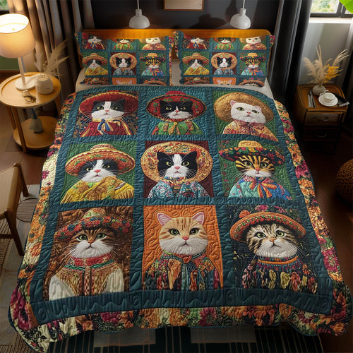 Sombrero Cats WN0302081CL Duvet Cover Set