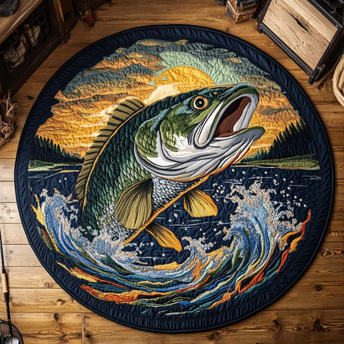 Wild Bass WN2103053CL Quilted Round Mat