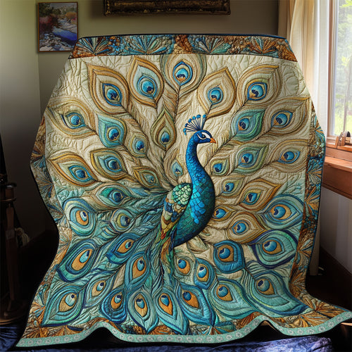 Golden Tail Peacock WX2312030CL Quilt