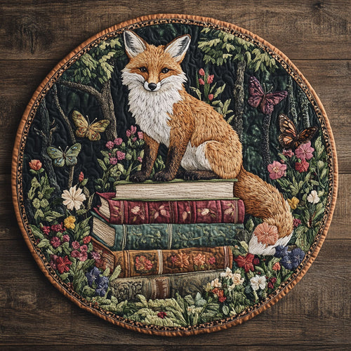 Fox And Fern WN0807044CL Quilted Round Mat