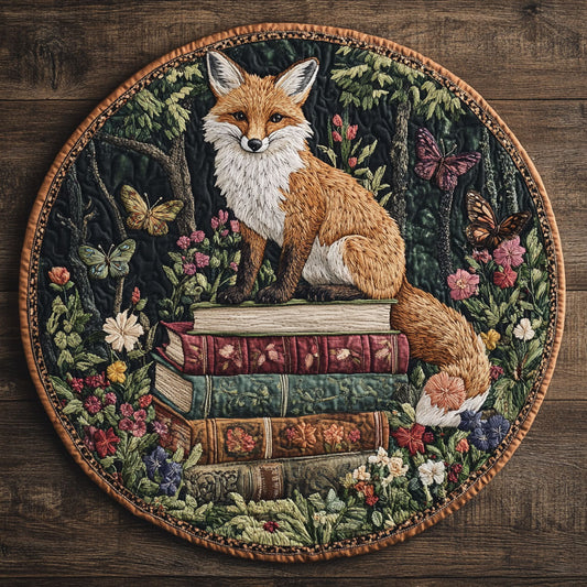 Fox And Fern WN0807044CL Quilted Round Mat