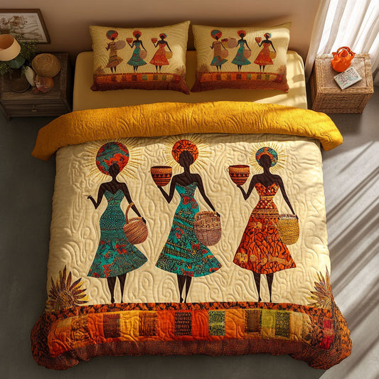 Spirit Flame African Woman WN2111018CL Duvet Cover Set