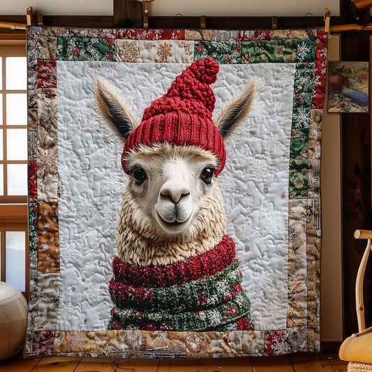 Llama Noel Night WN1711048CL Quilt