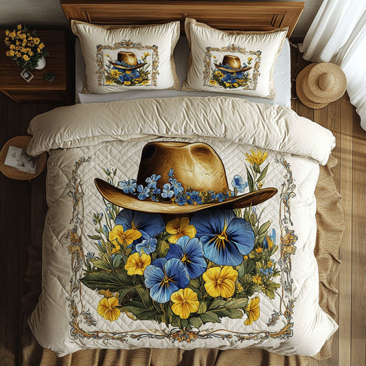 Festive Cowboy Hat WN2409016CL Duvet Cover Set