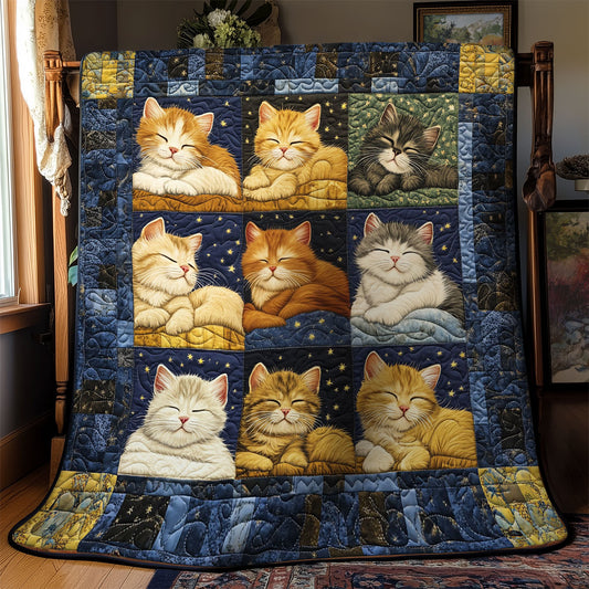 Sleeping Kitten WY2102020CL Quilt