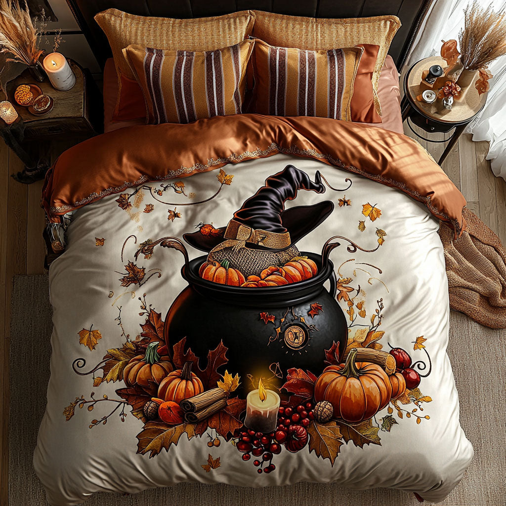Amber Witch Cauldron WN1408009CL Duvet Cover Set