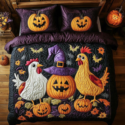 Haunted Henhouse WY0108045CL Duvet Cover Set