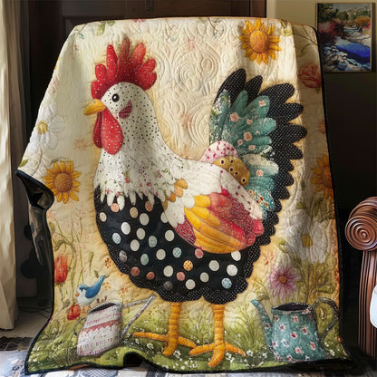 Chicken Charm WJ3012008CL Quilt