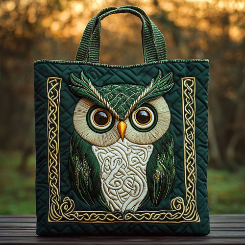 Owl Charm CW1311050CL Quilted Tote Bag