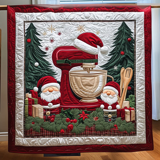 Little Gnomes' Make and Bake Day XK0511004CL Quilt