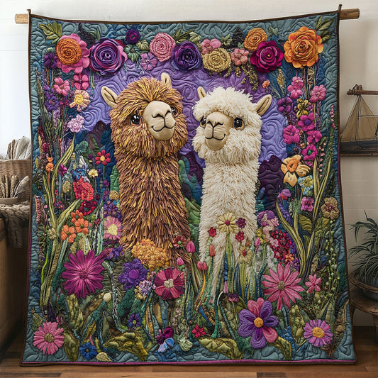 Happy Alpaca Patch WN2207030CL Quilt