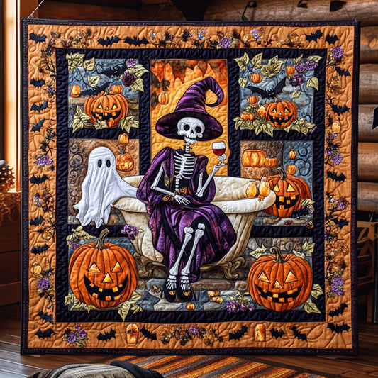 Forest Night Skeleton WN2008017CL Quilt