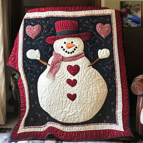 Snowman Valentine WX0901051CL Quilt