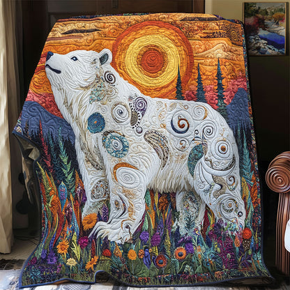 Bear Sunset WX0406005CL Quilt