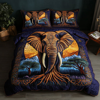 Elephant Spirit Tree WN1010036CL Duvet Cover Set