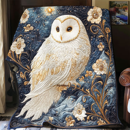 Moonlit Ivory Owl WX1306026CL Quilt
