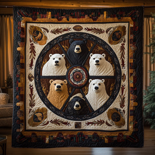 The Bear Clan WY1308015CL Quilt