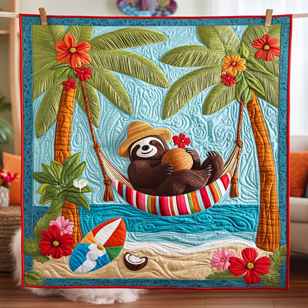 Island Sloth LT2011025CL Quilt