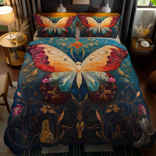 Nature’s Butterfly Symphony WN1612057CL Duvet Cover Set