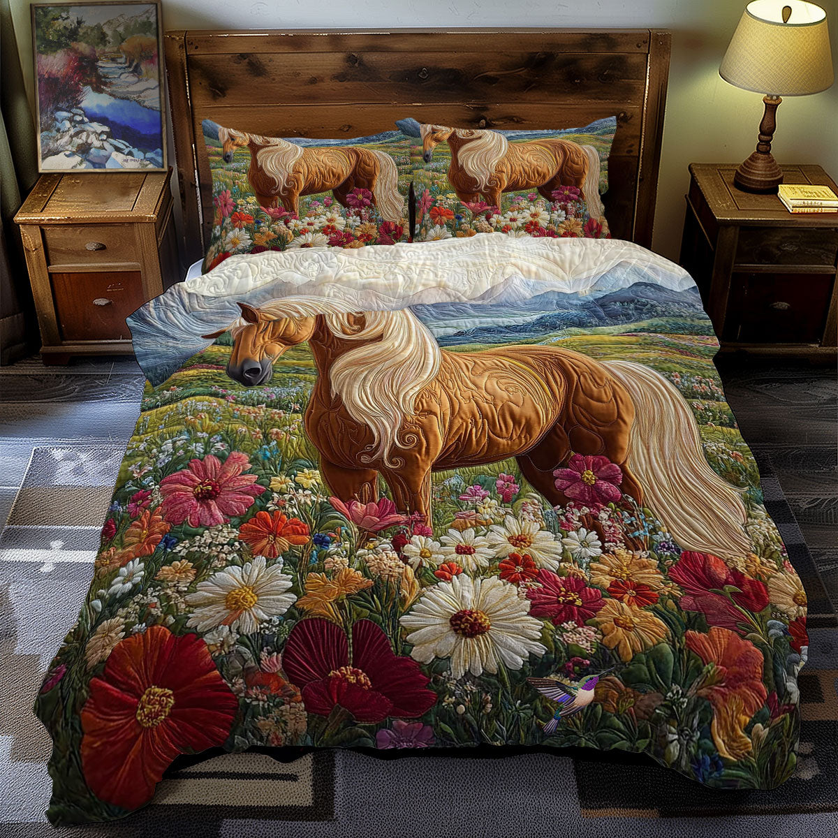 Highland Horse WY0312091CL Duvet Cover Set
