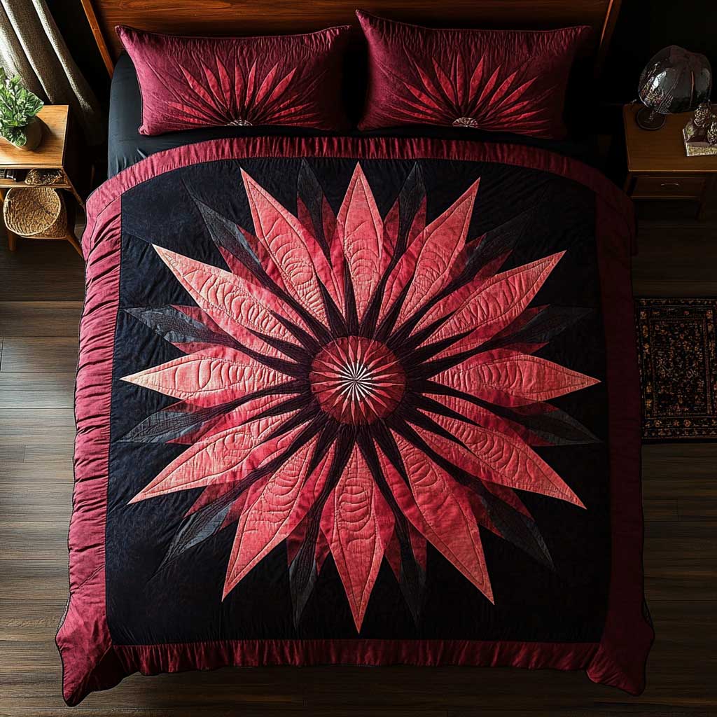 Mystic Red Bloom WP2101048CL Duvet Cover Set