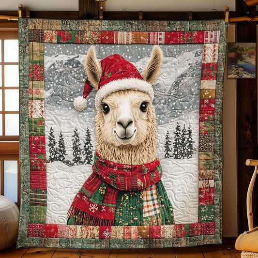 Llama Cozy Snowflakes WN1711040CL Quilt