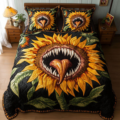 Terrifying Sunflower Nightmare WN1209040CL Duvet Cover Set