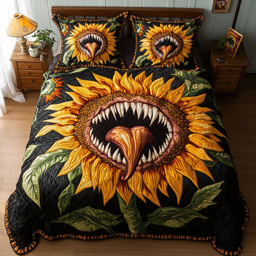 Terrifying Sunflower Nightmare WN1209040CL Duvet Cover Set