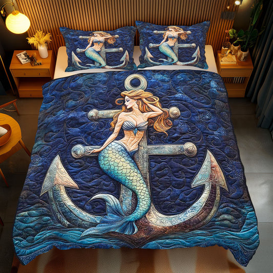Mermaid Blue Anchor WP1912002CL Duvet Cover Set