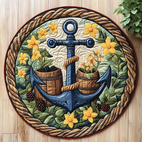 Anchor Love CW0506001CL Quilted Round Mat