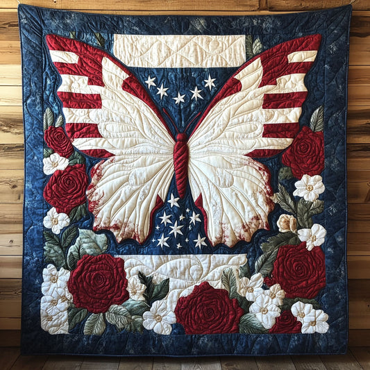 Patriotic Butterfly CW0606047CL Quilt