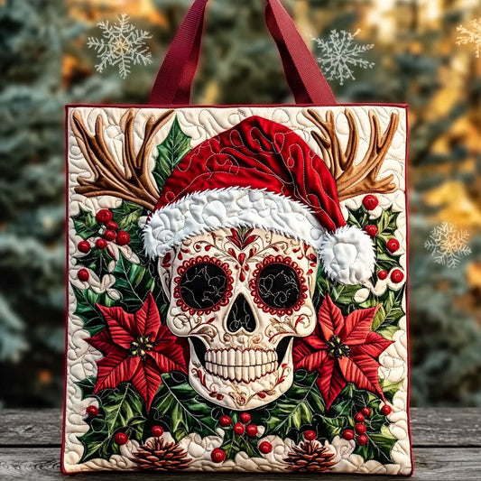 Skull Jolly Night WN0310068CL Quilted Tote Bag