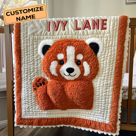 Fluffy Paws CP2807093CL Personalized Baby Quilt