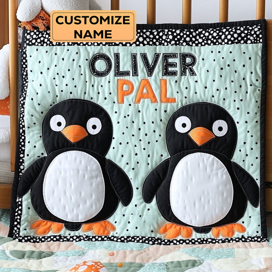 Little Chill Nest WJ2407009CL Personalized Baby Quilt